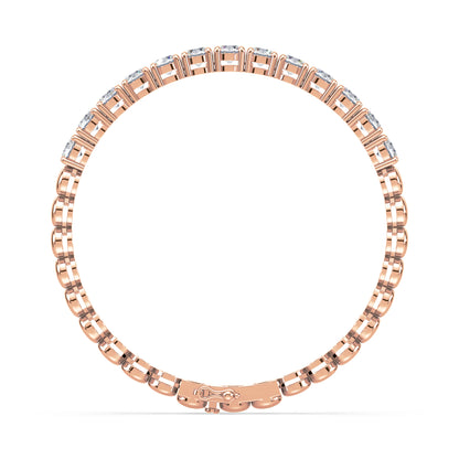 Bezel Set Diamond Bracelet