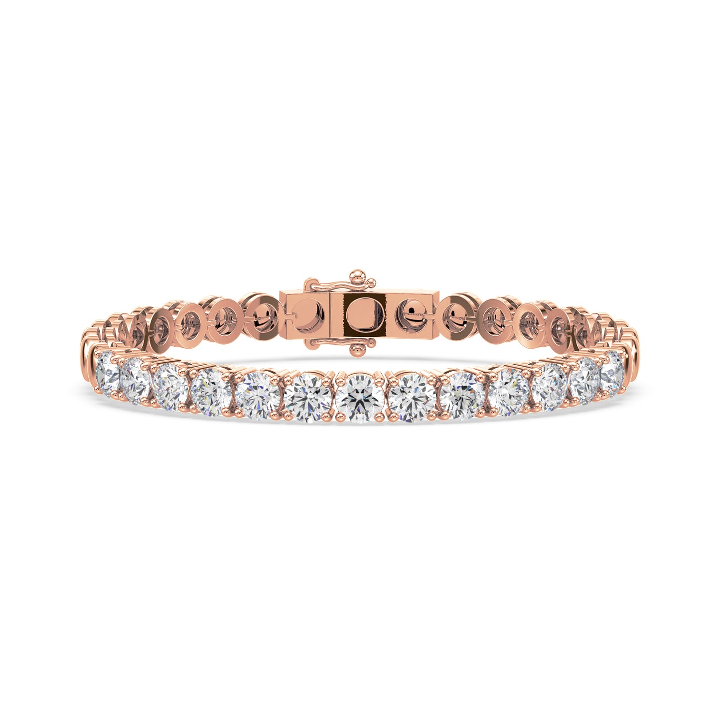 Bezel Set Diamond Bracelet