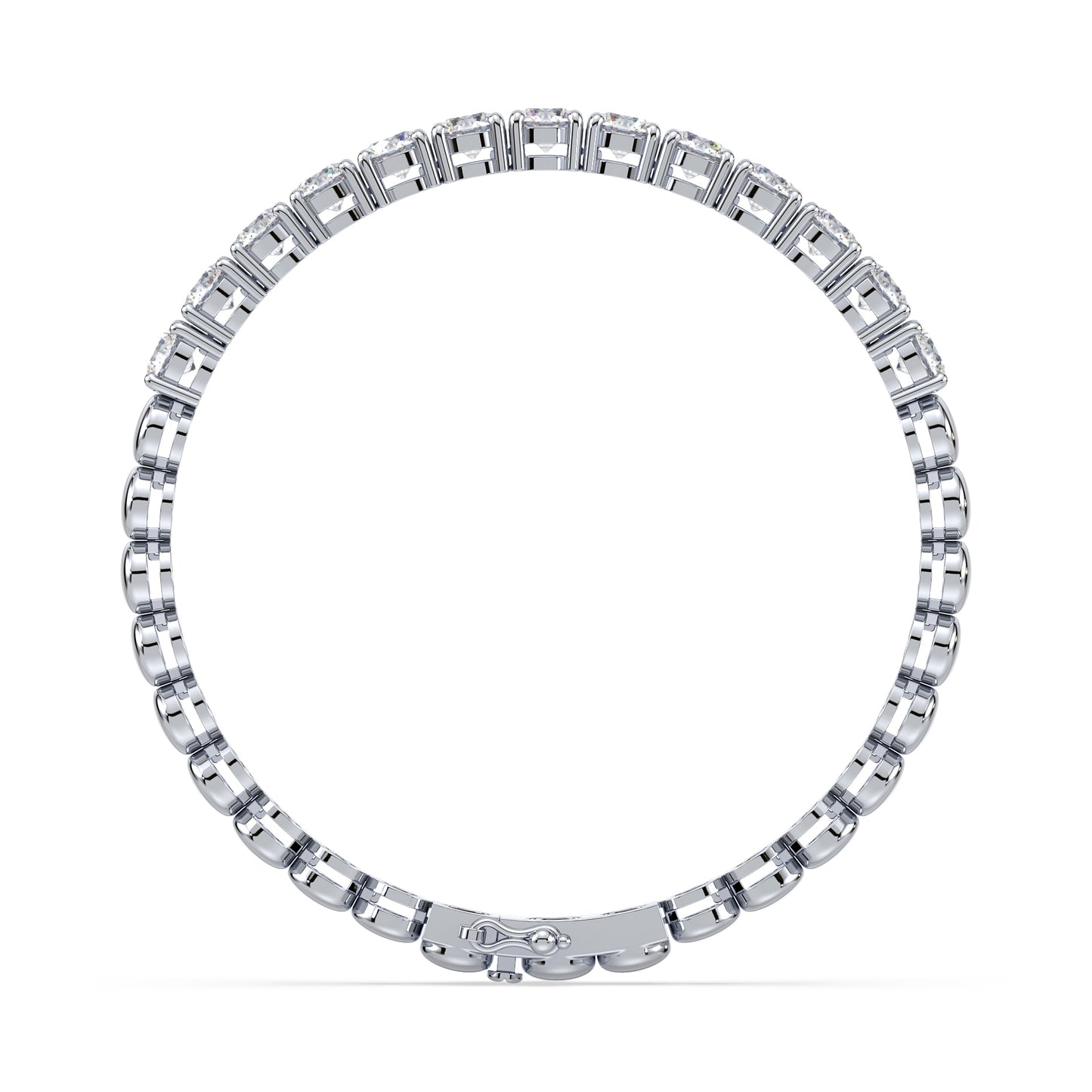 Bezel Set Diamond Bracelet