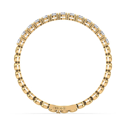 Bezel Set Diamond Bracelet