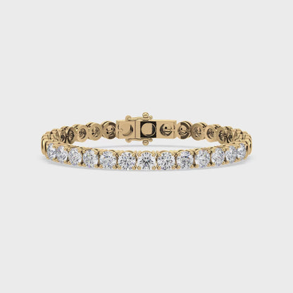 Bezel Set Diamond Bracelet